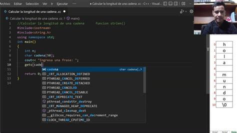 Calcular La Longitud De Una Cadena En C YouTube