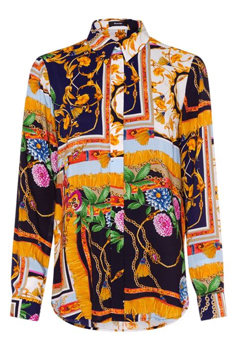 Riani Multicolour Print Blouse At Sue Parkinson