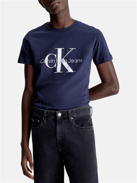 Calvin Klein Jeans Core Monologo Slim T Shirt Uomo Nencini Sport