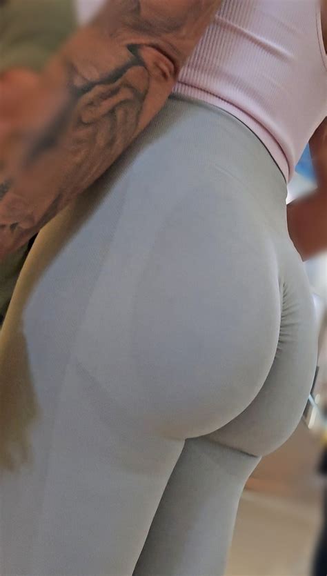 Fit Blonde In Grey Leggings With A Fat Ass Forum