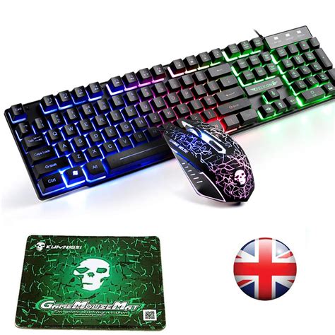 Buy Felicon T Game Keyboard Mouse Sets Rainbow Led Backlit Usb