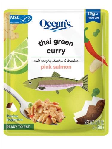 Ocean S Thai Green Curry Pink Salmon Oz Kroger