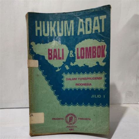 Jual BUKU HUKUM ADAT BALI DAN LOMBOK DALAM YURISPRUDENSI INDONESIA