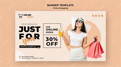 Premium PSD | Banner template for online fashion sale