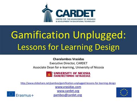 Gamification Unplugged Lessons For Learning Design