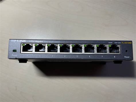 TP-Link TL-SG108E Managed 8-Port Gigabit-Switch | Kaufen auf Ricardo
