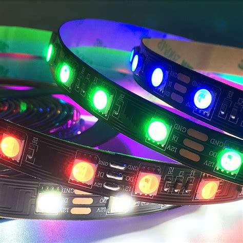 Sk Rgbw Rgbww Led Strip In One Ic Drive Leds Leds Led Light