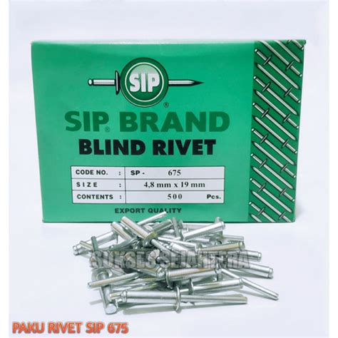 Jual Paku Rivet Sip Ukuran X Mm Dus Isi Kab