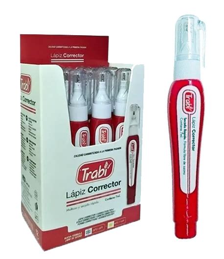 Corrector Trabi Lapiz x7 ml ESTELA MONTENEGRO LIBRERÍAS MAYORISTAS