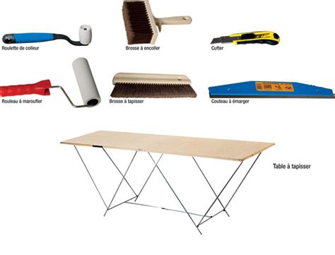 La boîte à outils pour poser du papier peint