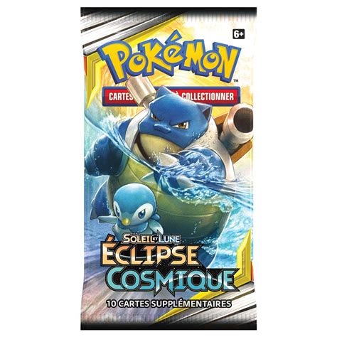 Booster Cartes POKEMON SL12 Soleil Et Lune Eclipse Cosmique 10 Cartes