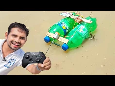 We Made RC Boat using bottle रमट वल पन क जहज viral