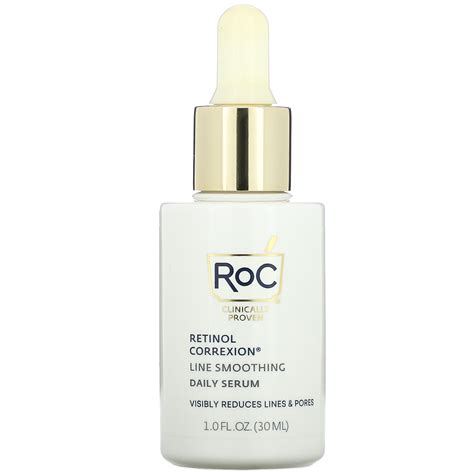 RoC Retinol Correxion Line Smoothing Daily Serum 1 Fl Oz 30 Ml IHerb