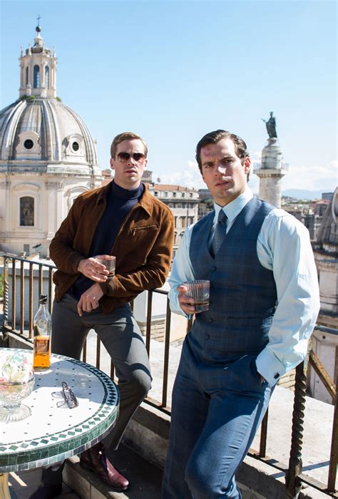 Henry Cavill And Armie Hammer In The Man From Uncle Tom Lorenzo