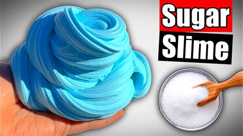 No Glue Sugar Slime💦👅 How To Make Clay Slime With Sugar And Flour Without Glue Or Borax Youtube