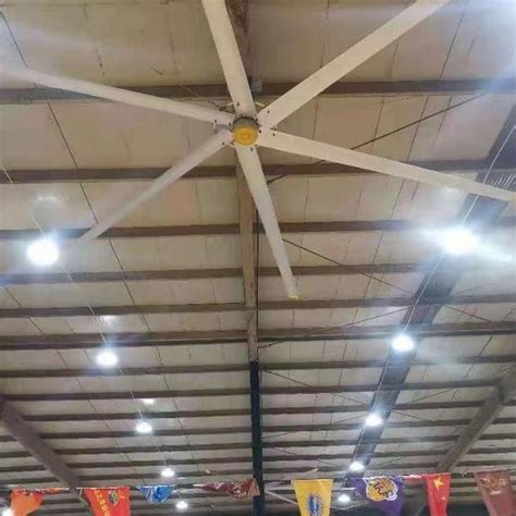 M Ft Big Industrial Ceiling Hvls Fans Used In Gymnasiium For Air