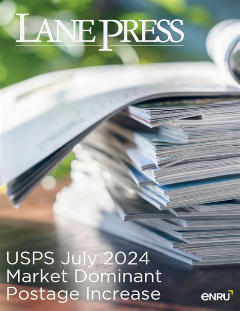 Usps Files For July 2024 Postage Rate Increase Lanepress