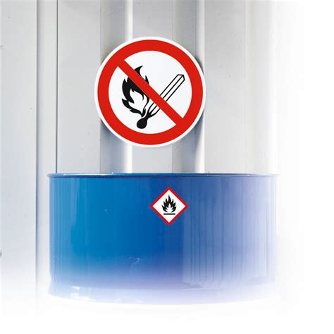 Prohibition Sign No Fire Naked Flames Or Smoking ISO 7010 Foil S