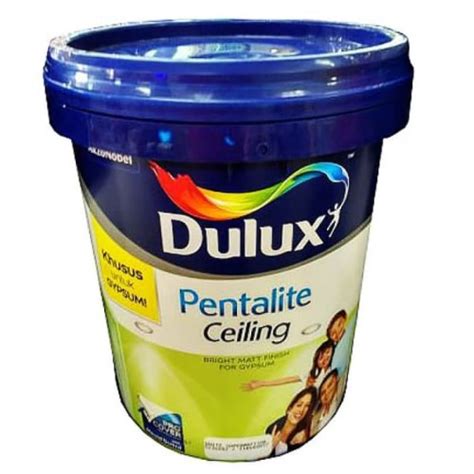 Promo Dulux Pentalite Ceiling White Supermatt Kg Cicil X