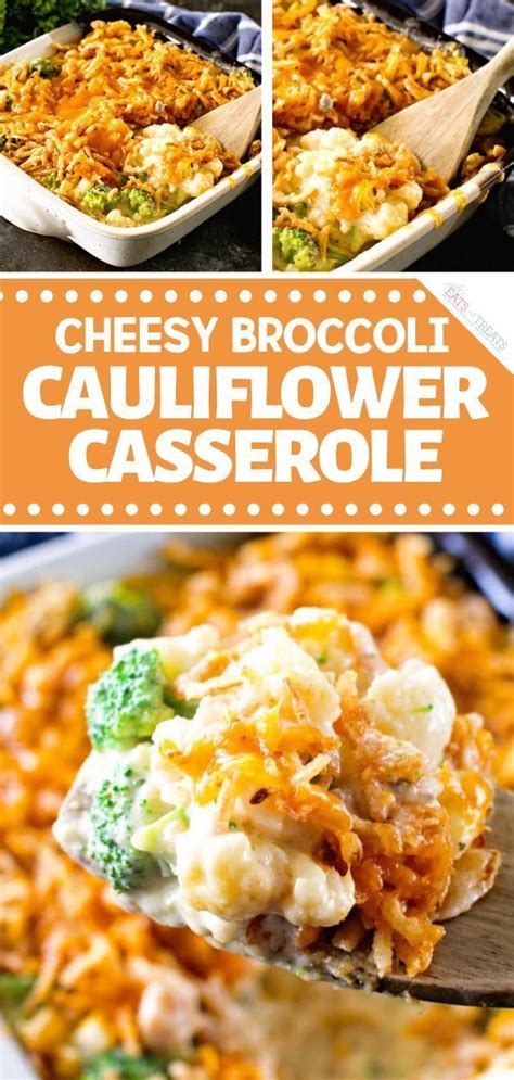 Cheesy Broccoli Cauliflower Casserole Vegetable Casserole Recipes