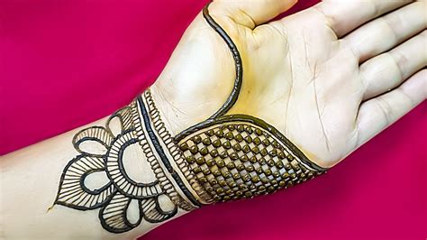 Raksha Bandhan Mehndi Design Latest Easy Stylish Backhand Mehndi