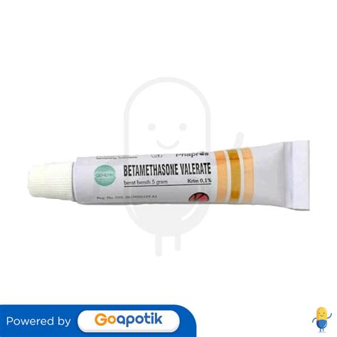 Betamethasone Phapros 01 Cream 5 Gram Kegunaan Efek Samping Dosis