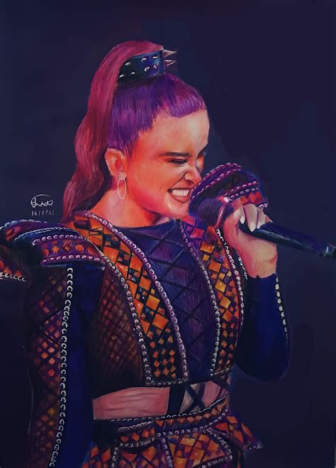 Hana Fan Art Used Coloured Pencils R Sixthemusical