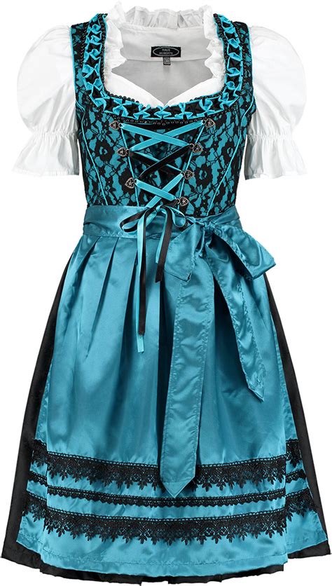 Dirndl Zwart Antiek Blauw Cm Luxe Dlg Kopen Carnavalsland Nl