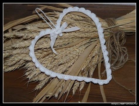 Сердечки из проволоки с обвязкой крючком (3) (634x483, 205Kb) | Поделки ...