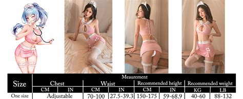 Amazon Snomyrs Women Sexy Lingerie Anime Cosplay Nurse Costume