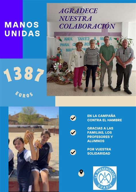 Desde Manos Unidas De Guadix Nos Informan De La Recepci N De Una