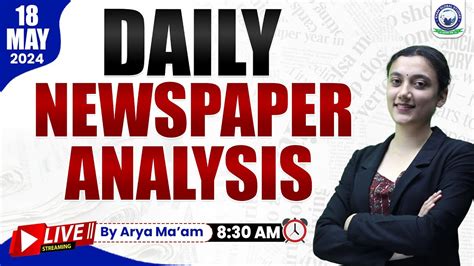 18 May 2024 Daily News Paper Analysis Daily News Analysis AFCAT