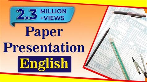 English Paper Presentation Tips For Students Board Exam Tips