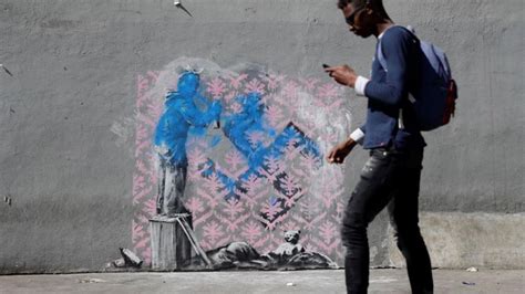 Banksy Strikes Again Murals By Famed Graffiti Artist Apparently Appear