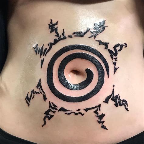 Naruto Stomach Seal Tattoo