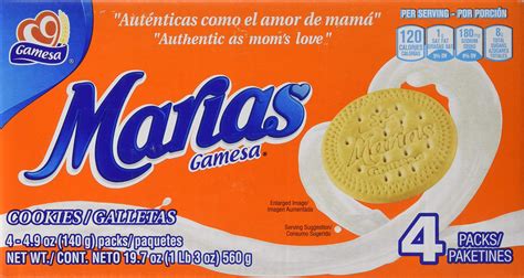 Gamesa Galletas Marias Cookies 197 Oz Box