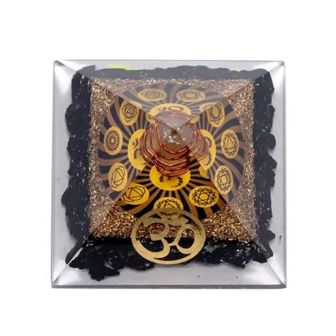 Piramide Orgonite Zwarte Toermalijn Ohm Kopen Orgonite NASMA