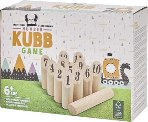 Kubb Jeu Jetable Jeu Kubb Original Adultes Bois Bol