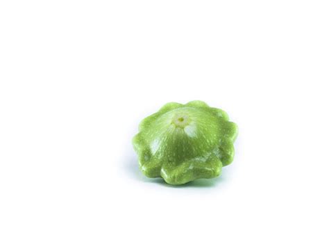 Premium Photo Pattypan Squash Or Patisson Isolated On White Background