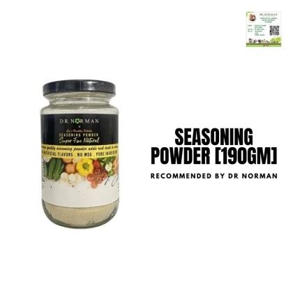 Dr Norman Natural Seasoning Powder Serbuk Perasa Makanan 190g