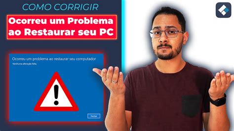 Como Corrigir Erro Ocorreu Um Problema Ao Restaurar O Pc Windows