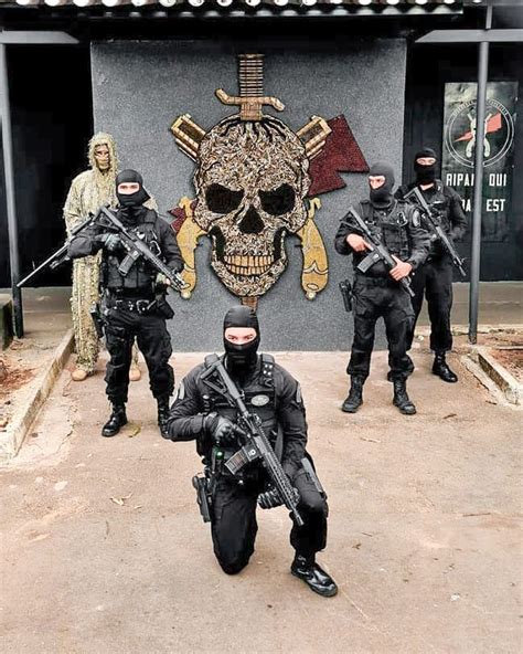 Brazilian Military Police Bope Special Counter Narcoterrorism Unit Of The Federal District