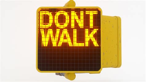 ArtStation - Walk Traffic Sign | Resources