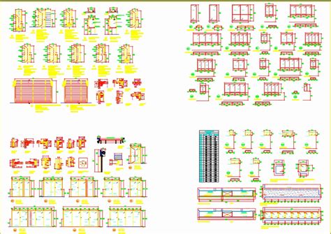 Detalles De Aberturas En Autocad Descargar Cad Kb Bibliocad