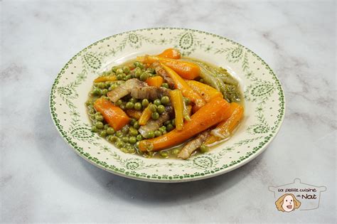 Petits Pois Carottes Aux Lardons Recette Pour 4 Personnes