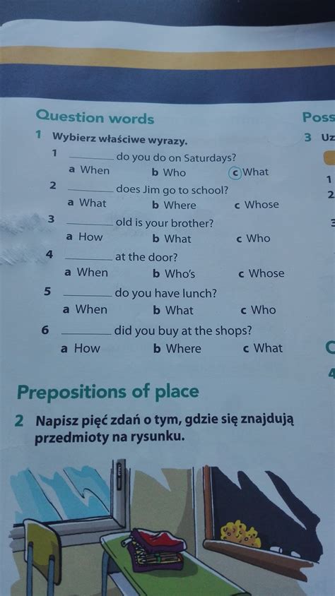 Zadanie Str Angielski Klasa Zadanie W Zalaczniku Wybierz Tylko