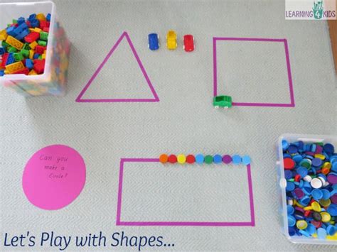 Hands On Learning Shapes Activities | Learning 4 Kids