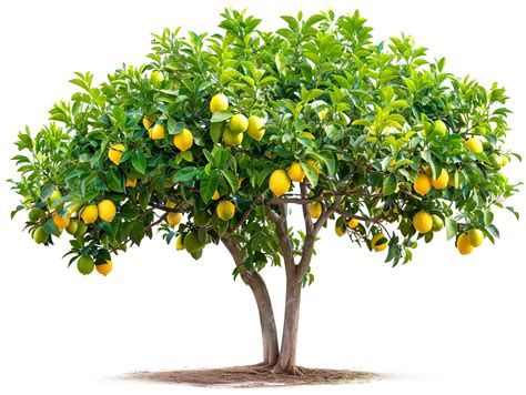 Premium Photo Vibrant Lemon Tree With Ripe Fruit In Natural Setting