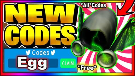 All New Codes 2020 Roblox Egg Simulator Youtube