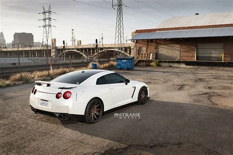 Online Crop Hd Wallpaper Gtr Nissan Strasse Tuning Wheels White